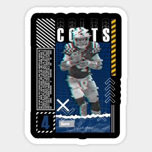 Sam Ehlinger Football Sticker